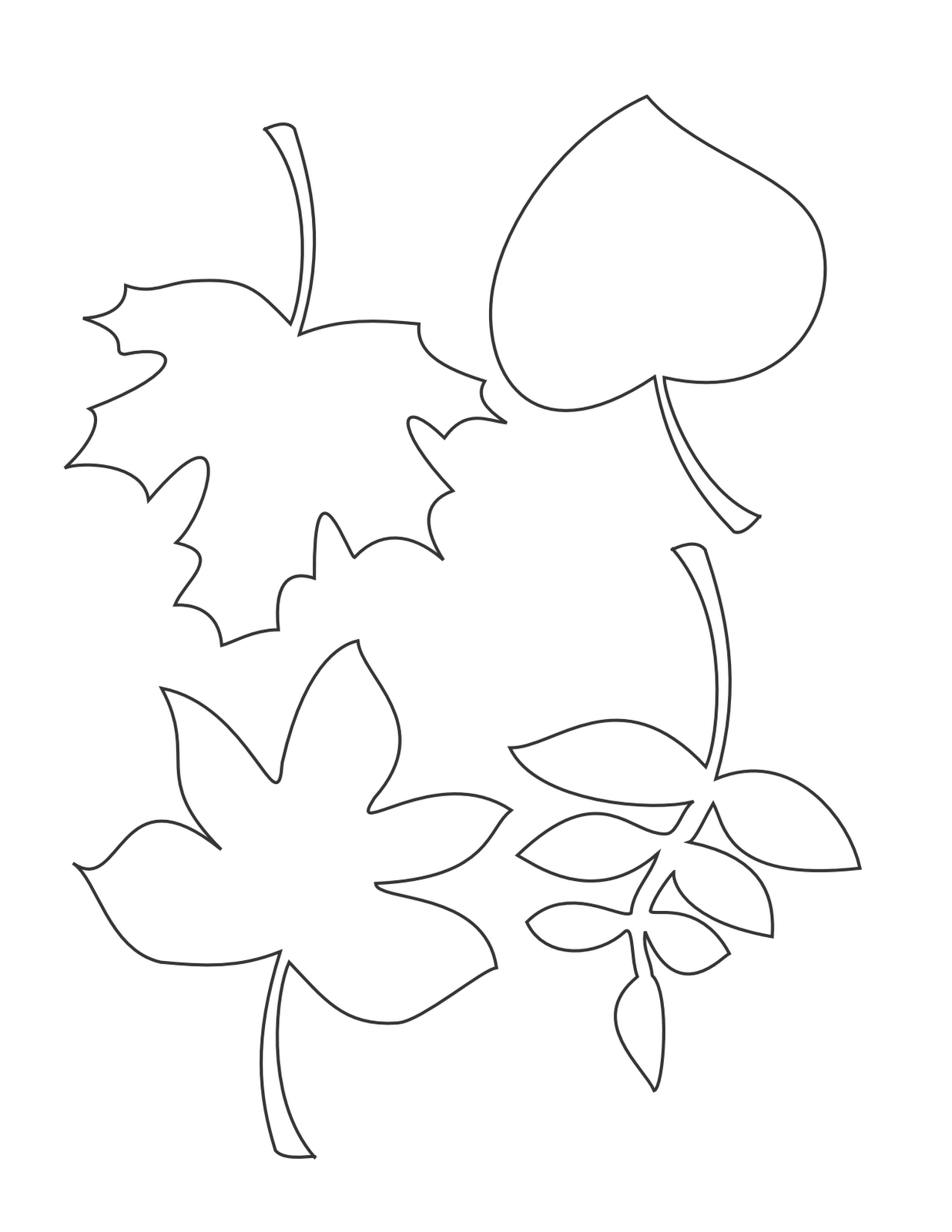 Free Printable Leaf Patterns - ClipArt Best