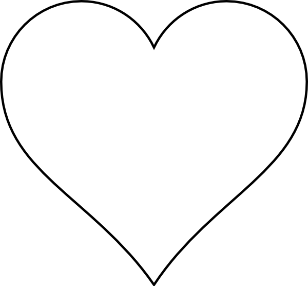 clip art heart template - photo #34