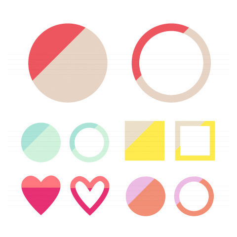 Colour Block Shape Graphics | The Darling Tree
