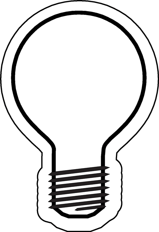 Light Bulb Template Clipart Best