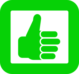 Thumbs Up And Down Clipart