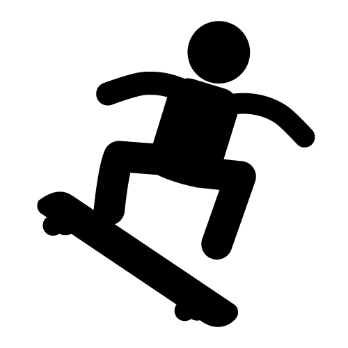 Skateboard - Pictogram - Free