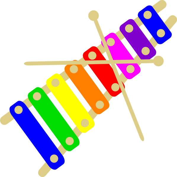 Xylophone clipart no background