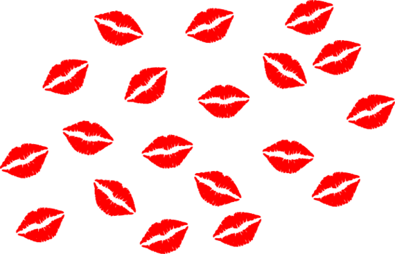 Cartoon Kiss Lips Clipart - Free to use Clip Art Resource