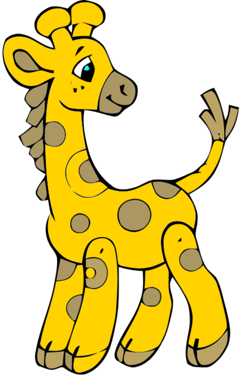 Cartoon baby giraffe images clipart image #8161