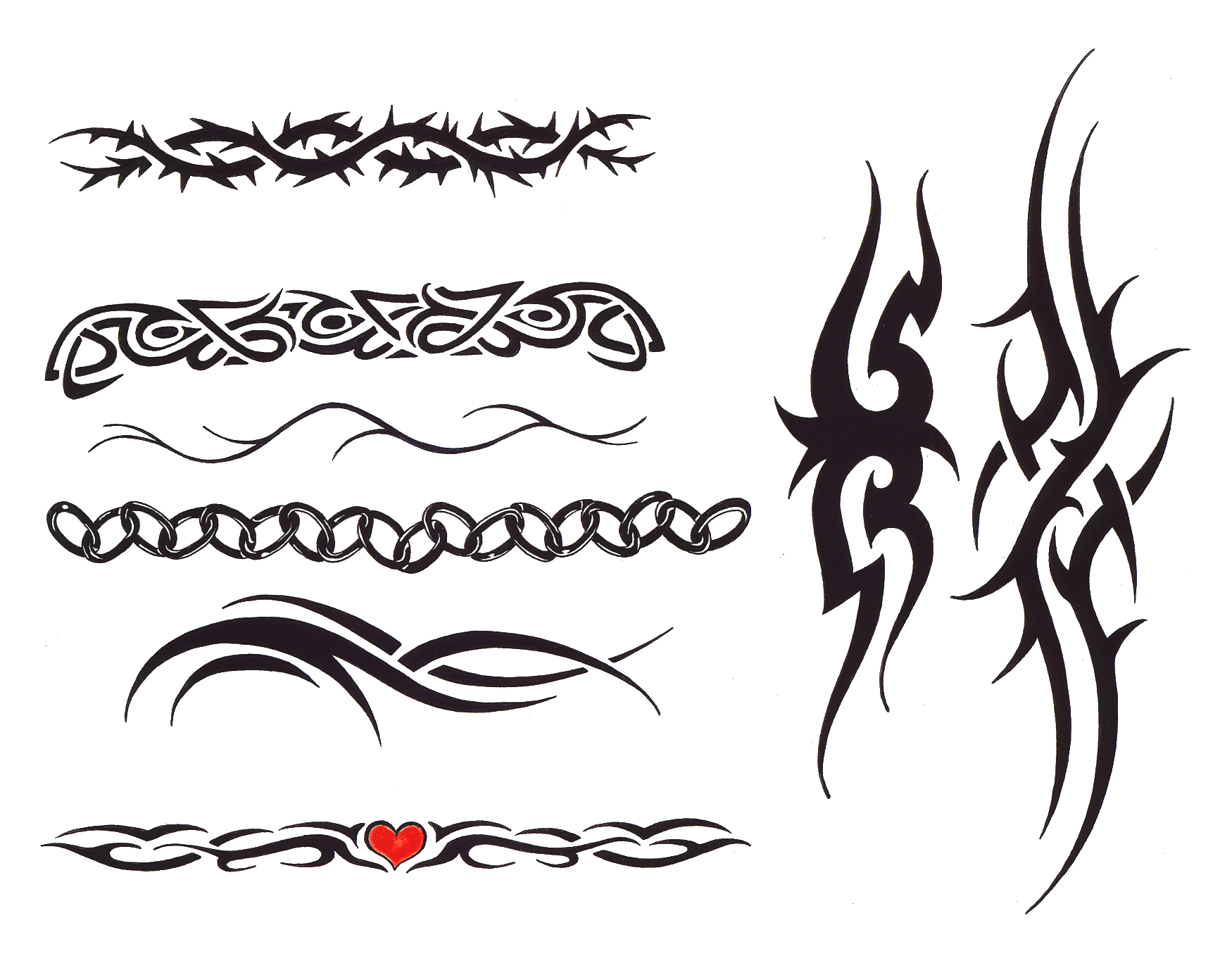 Tribal Armbands Tattoo Clipart Best
