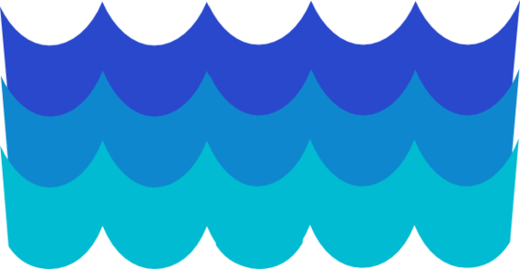 Water Waves Clipart - Tumundografico