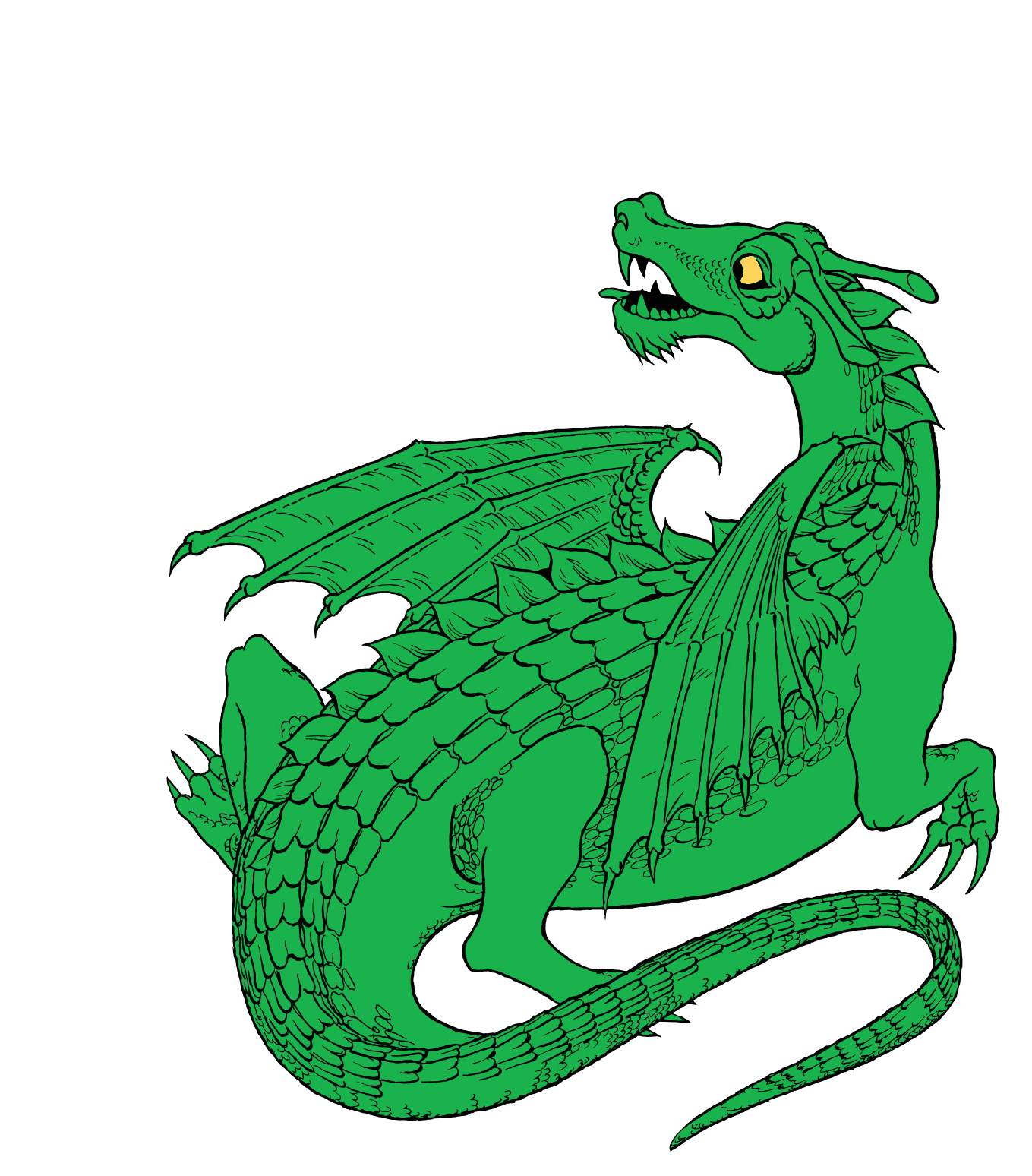 Animated Dragon Clipart