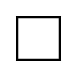 White Square Outline 75026 | DFILES