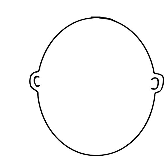 Blank Face Printable Template ClipArt Best