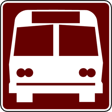 Bus Stop Symbol Clipart - Free to use Clip Art Resource