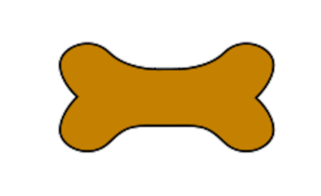 Dog Bone Outline | Free Download Clip Art | Free Clip Art | on ...