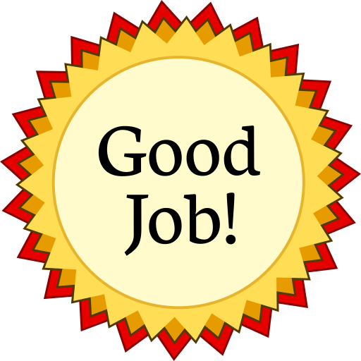 clip art for good job - photo #8