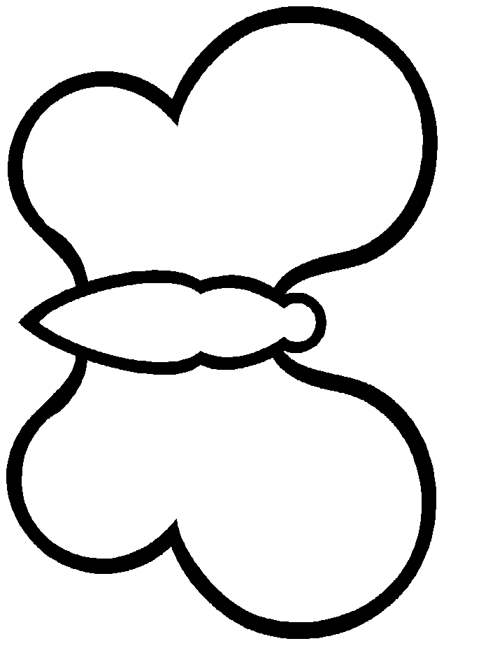 Butterfly Template To Print For Free - AZ Coloring Pages