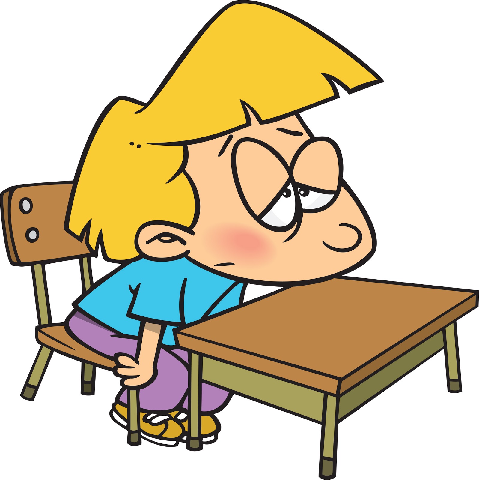Tired Person Clipart