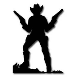 Western Silhouettes Clipart