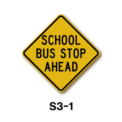 School Signs, School Crossing Signs, School Bus Stop Signs ...