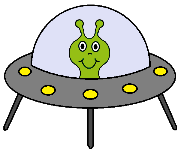 Cartoon alien clipart