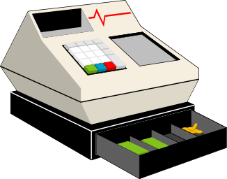 Clipart cash register - ClipartFox