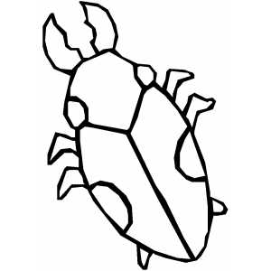 766 views Bug With Small Feet Coloring Sheet
