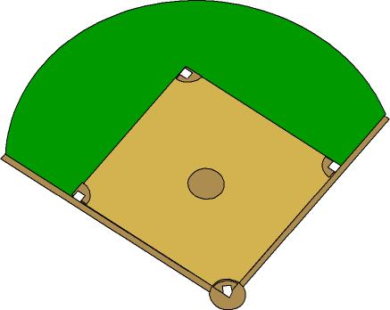 Baseball field baseball diamond background vector clip art cartoon ...