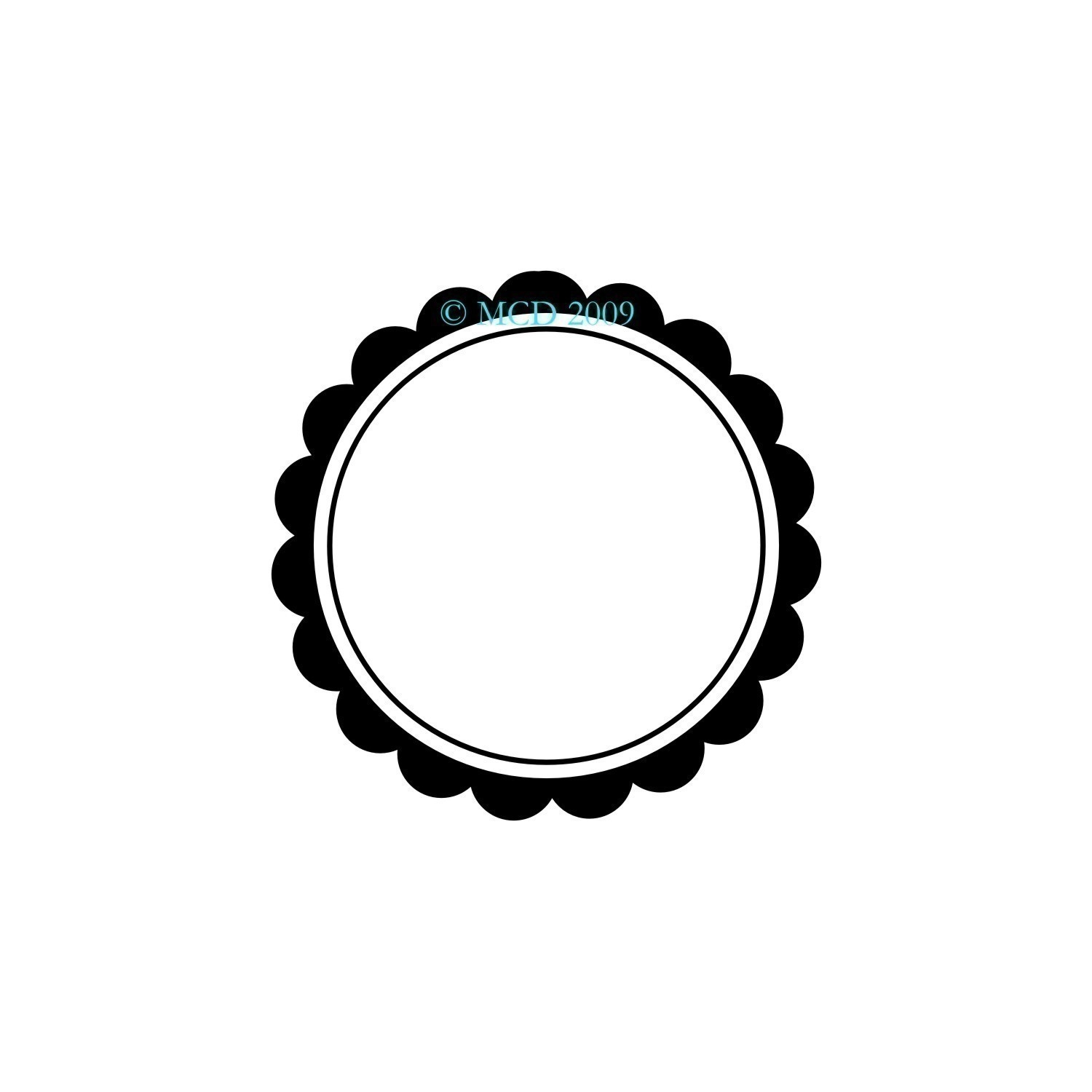 free clip art scalloped circle - photo #46