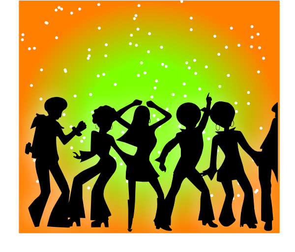 70s Party Clipart