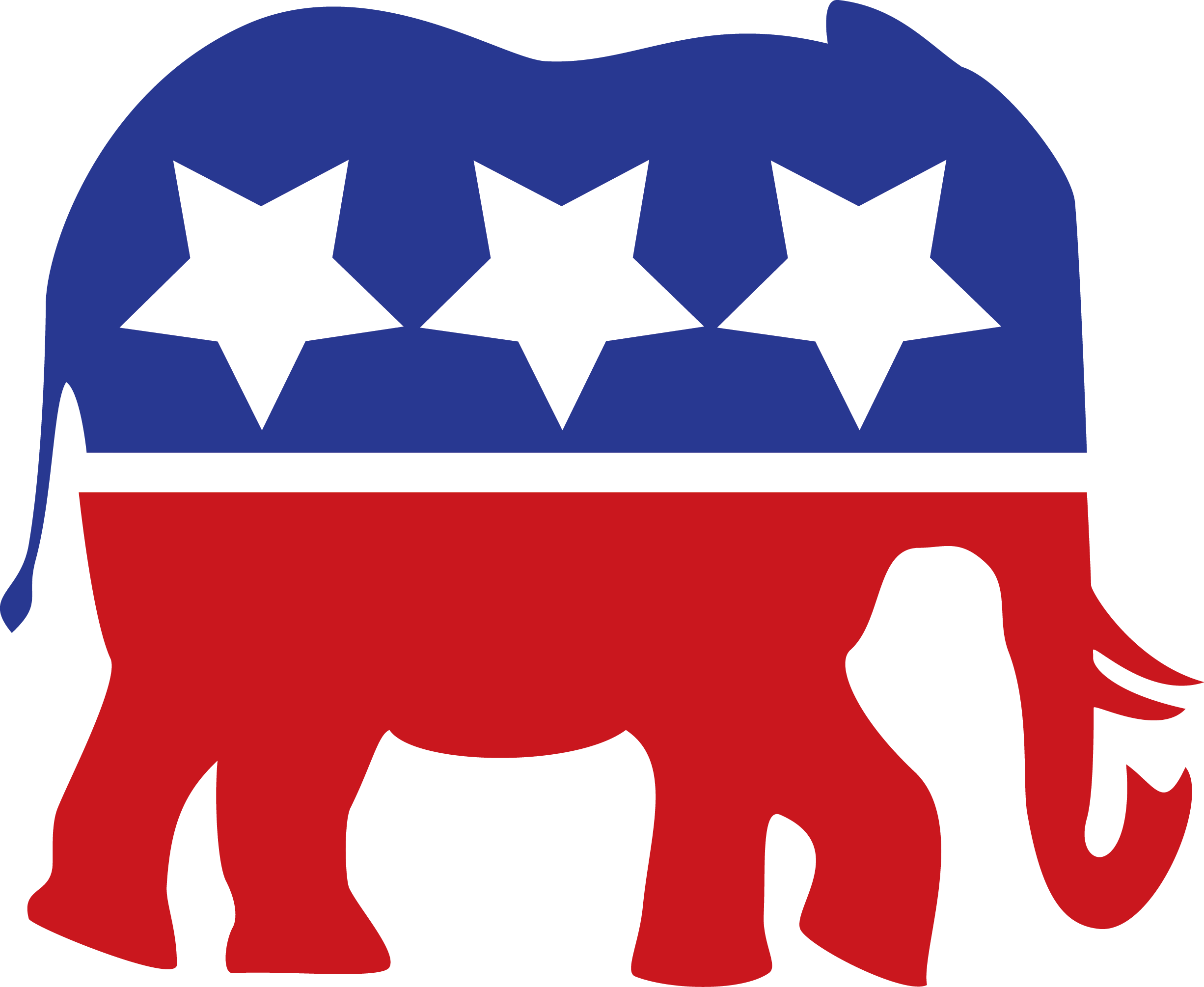 Republican party elephant clipart