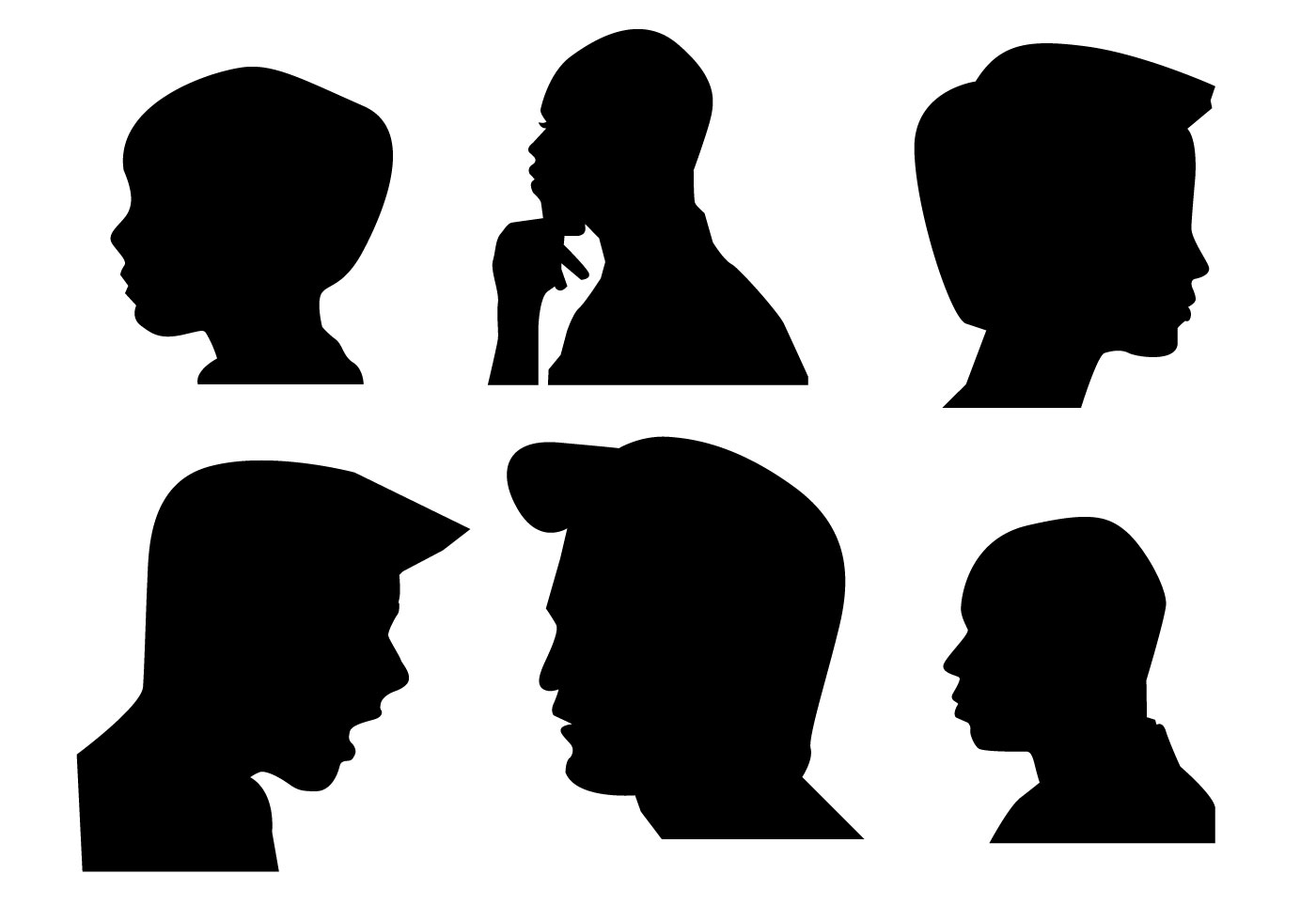 Silhouette Free Vector Art - (7222 Free Downloads)