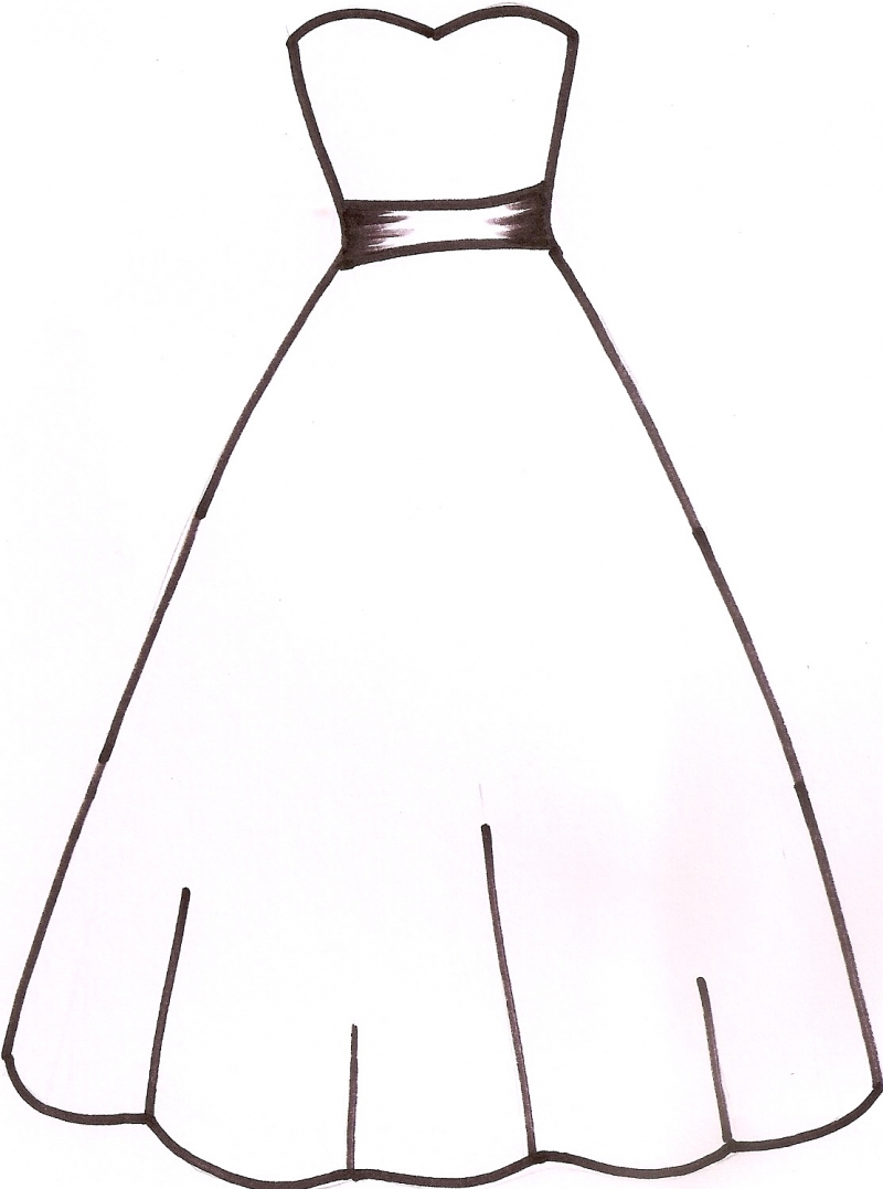 formal dress clipart