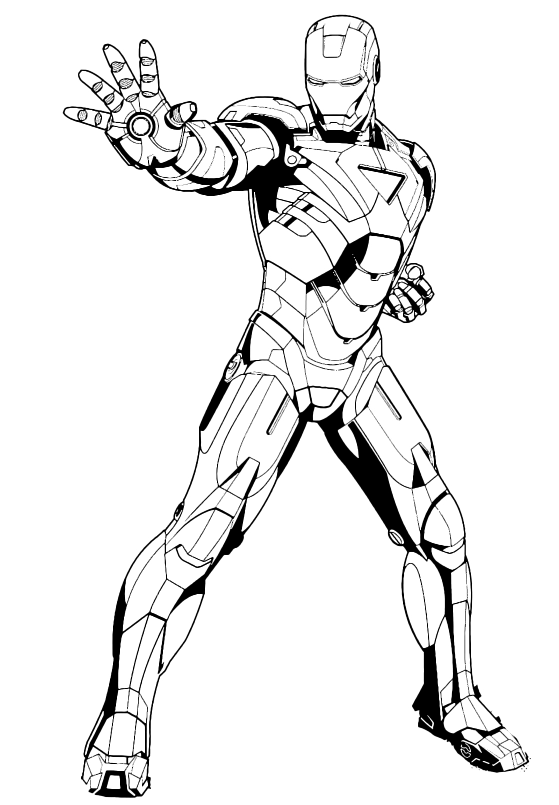 Iron Man Da Colorare | Disegni da Colorare - ClipArt Best - ClipArt Best