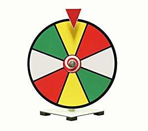Amazon.com : 12 Inch Dry Erase Spinning Prize Wheel : Casino Prize ...