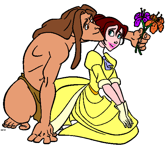 Tarzan and Jane Clip Art Images | Disney Clip Art Galore