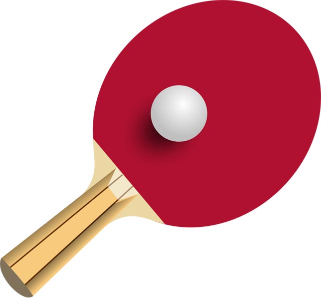 Table tennis ball clipart