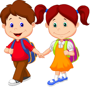 Girl walking clipart png
