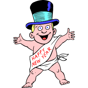 Baby New Year clipart, cliparts of Baby New Year free download ...