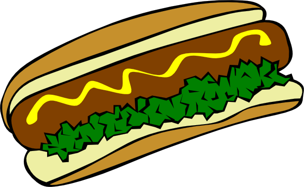 Hot Dog clip art Free Vector