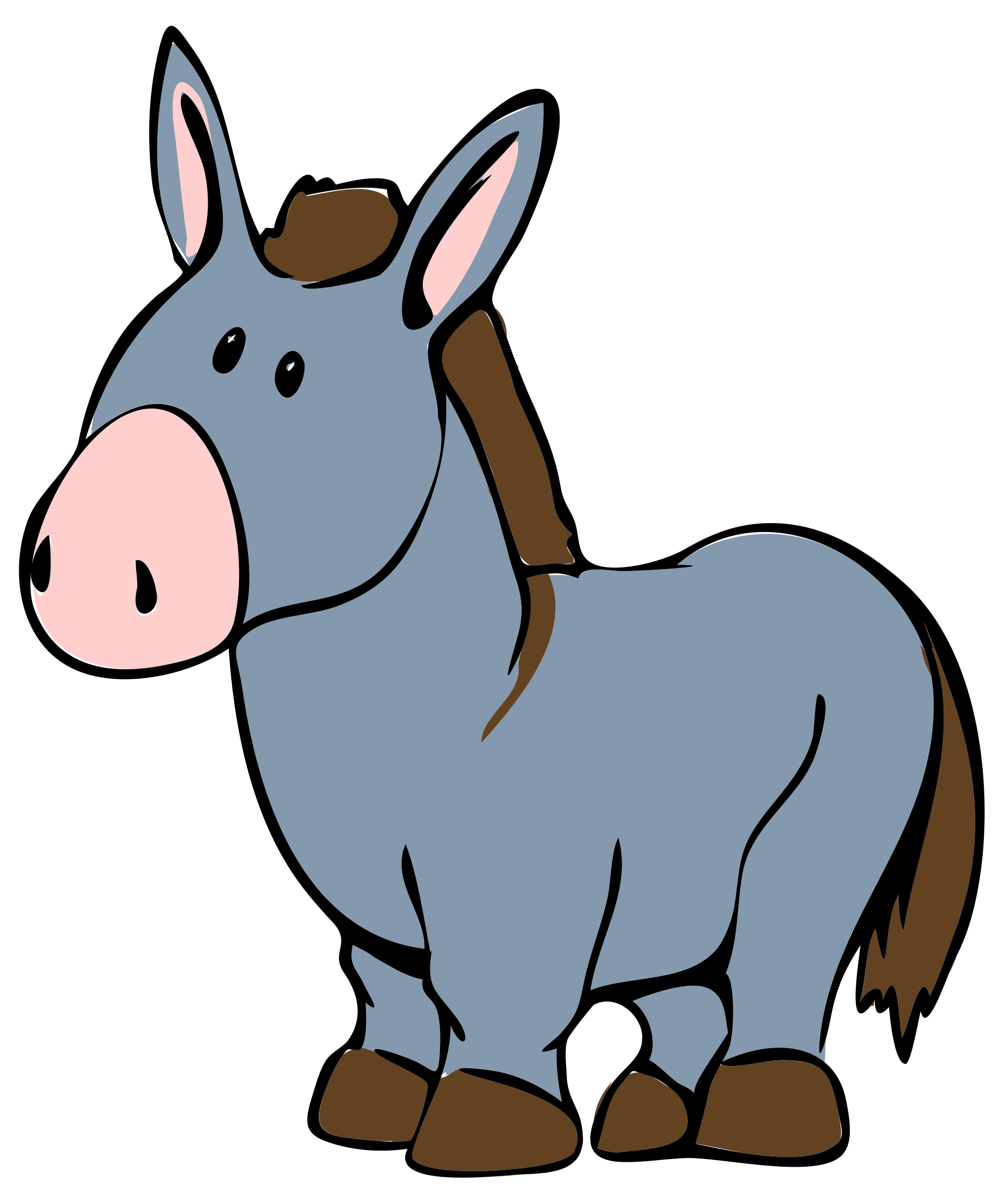 File:Donkey cartoon 04.svg