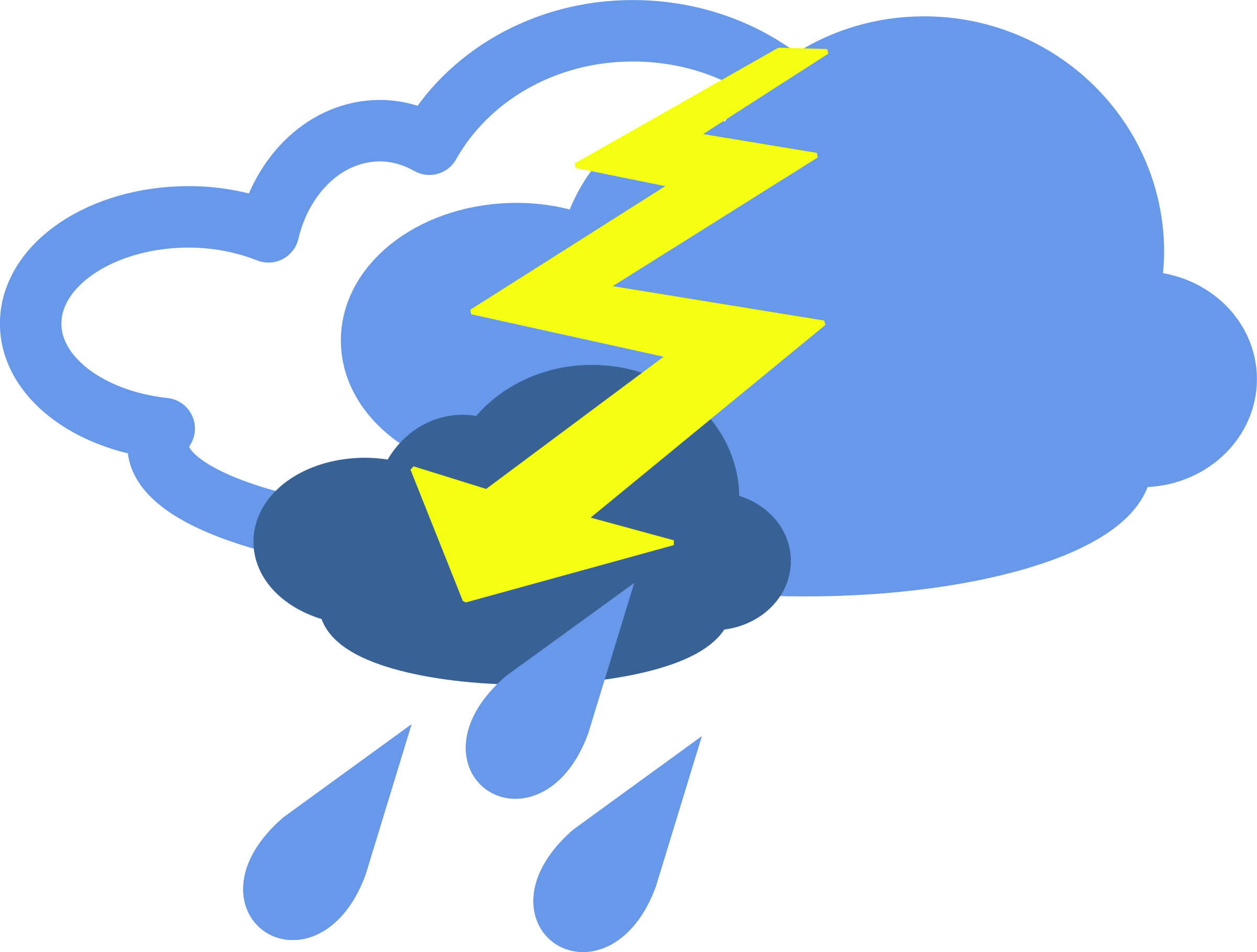 Clipart - simple weather symbols