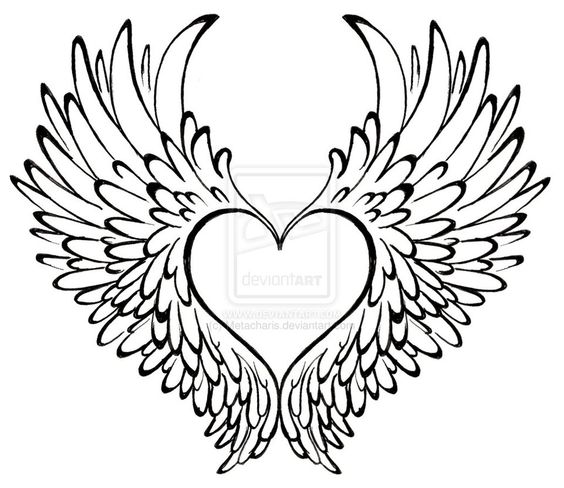 Coloring, Wings and Design tattoos