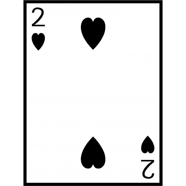Playing cards clipart black and white - ClipartFox