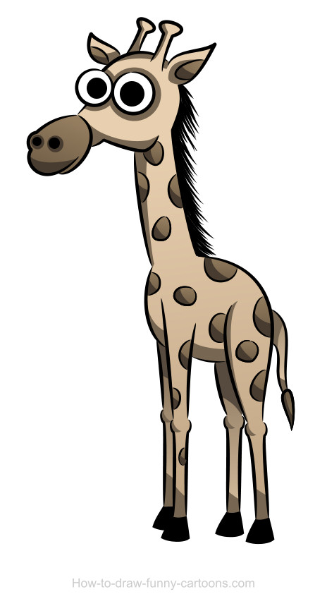 Giraffe drawing (Sketching + vector)