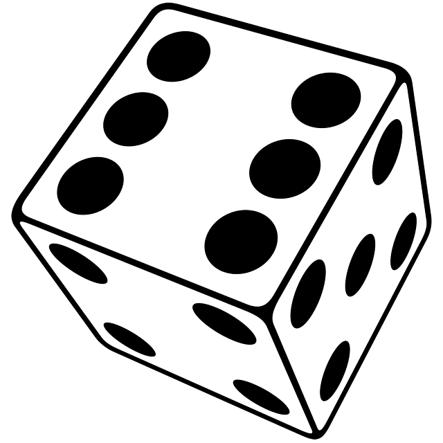 850 views Six Dice Clipart