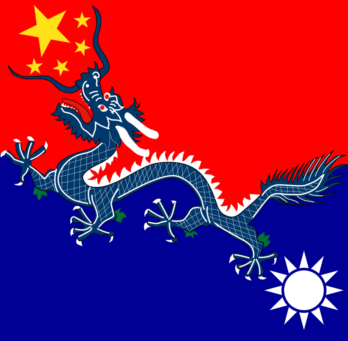 Flag for Reunified China : vexillology