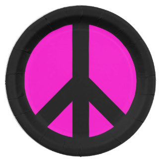 Peace Symbols Plates | Zazzle