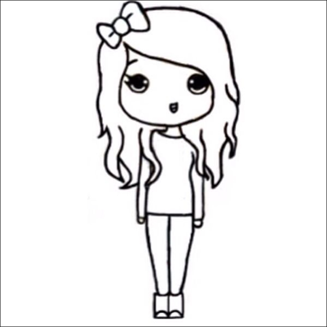Printable Chibi Coloring Pages |