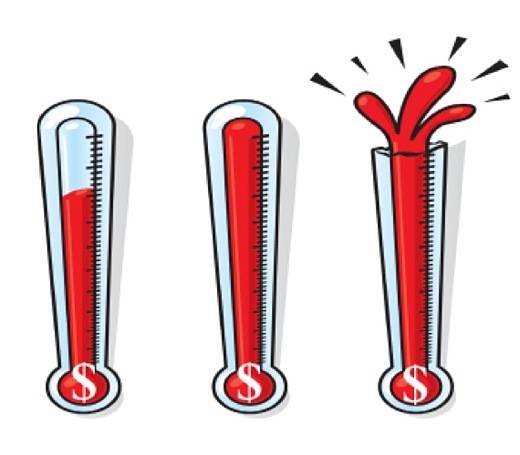 Online Fundraising Thermometer Clipart - Free to use Clip Art Resource