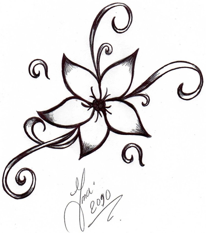 Flowers For Simple Flower Drawing Designs ClipArt Best ClipArt Best