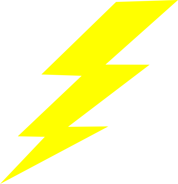 Lightning Bolt Clip Art - vector clip art online ...