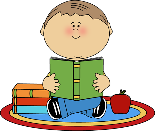 Clipart Children Reading